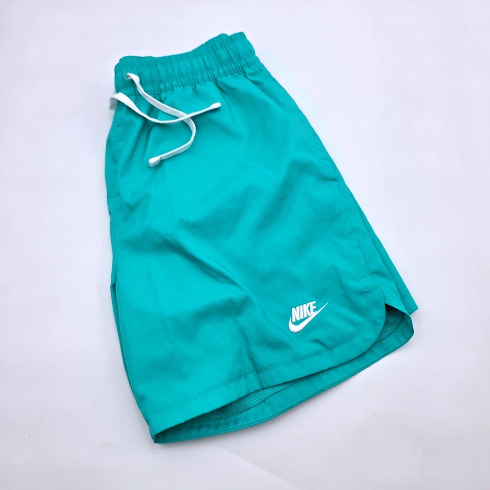 Nike Mens Small Teal Green Mesh Lined Woven Athletic Swim Shorts DM6829-335